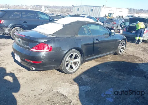 2008 BMW 650I z USA, uszkodzony, nr VIN WBAEB53508CX62868